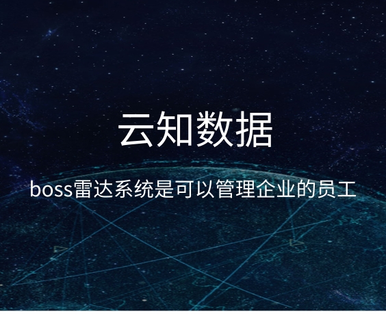 BOSS雷達系統存在的意義}